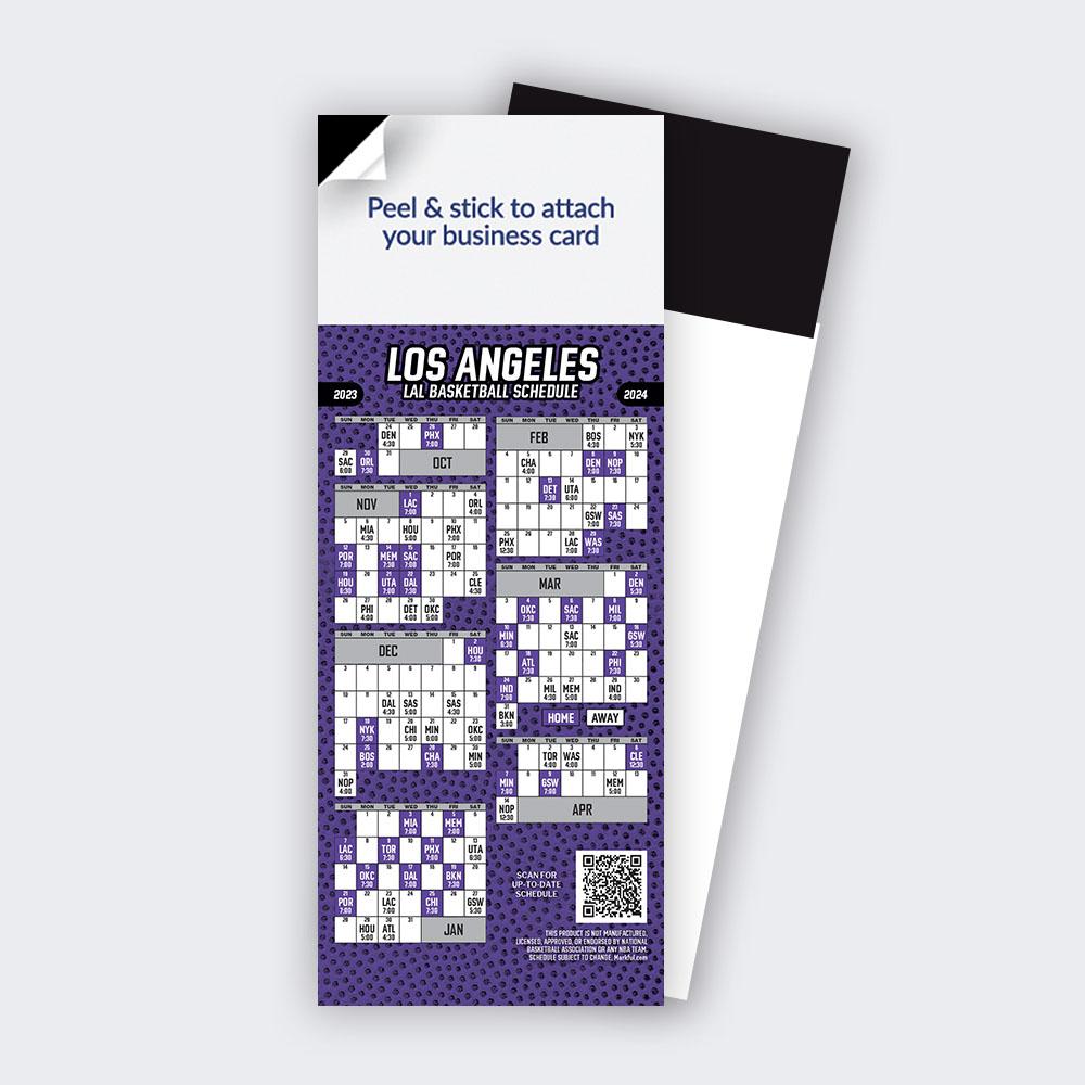 Picture of 2023-24 Stock QuickStix Basketball Magnets - Los Angeles Lakers 