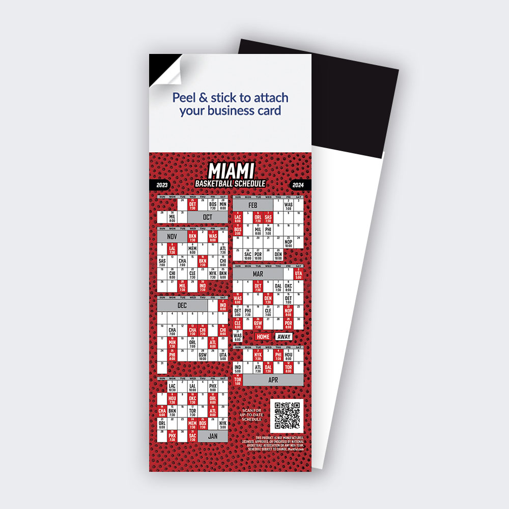 Picture of 2023-24 Stock QuickStix Basketball Magnets - Miami Heat 