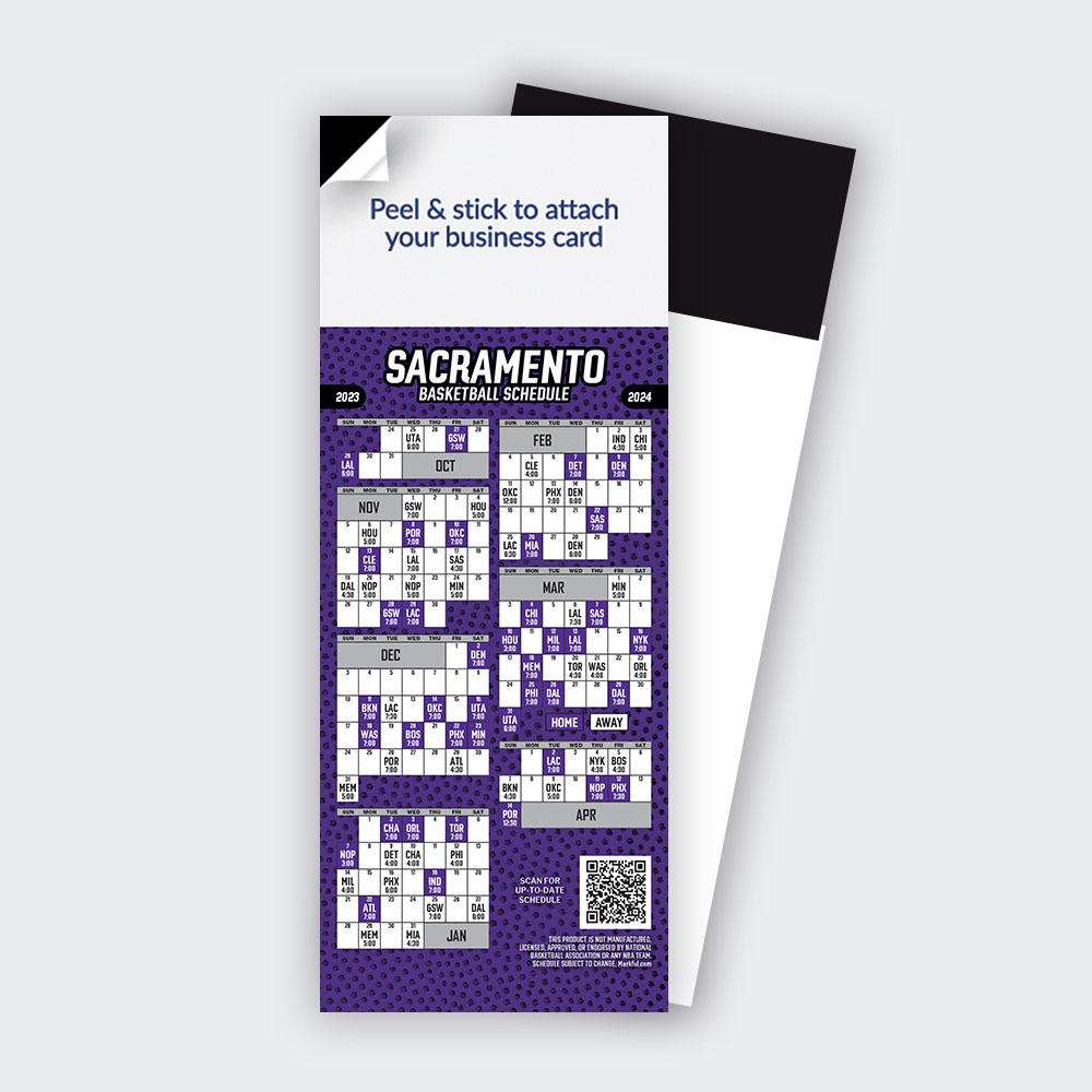 Picture of 2023-24 Stock QuickStix Basketball Magnets - Sacramento Kings 