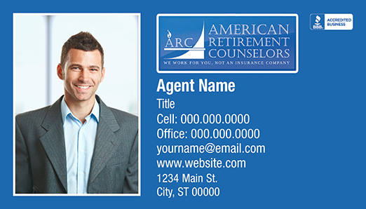 Picture of American Retirement Counselors Business Cards