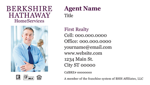 Picture of  First Realty Business Cards