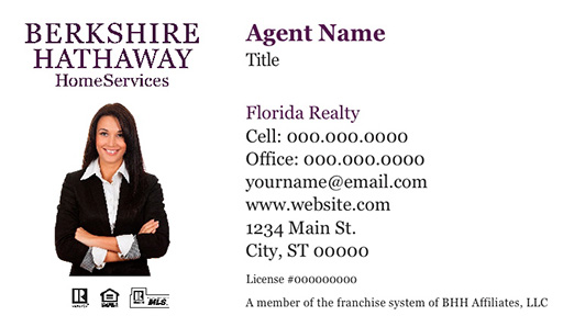 Picture of  Florida Realty Business Cards