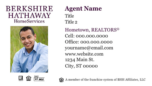 Picture of  Hometown, REALTORS Business Cards