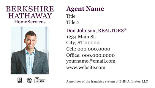 Picture of  Don Johnson, REALTORS® Business Cards