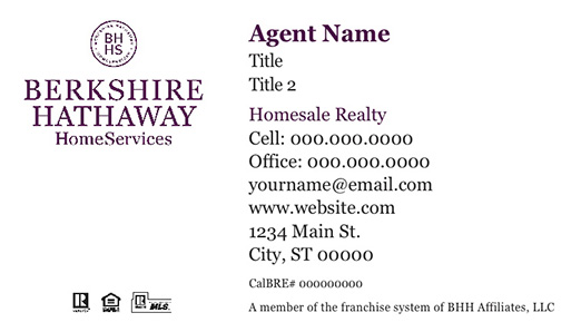 Picture of  Homesale Realty Business Cards
