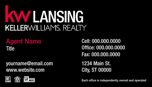 Picture of Keller Williams Lansing Business Cards