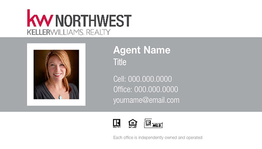 Picture of Keller Williams Northwest Business Cards