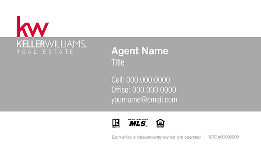 Picture of Keller Williams Real Estate Business Cards