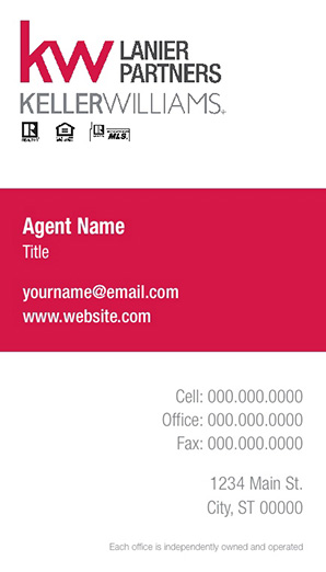 Picture of Keller Williams Lanier Partners Business Cards
