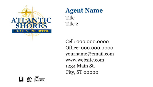 Picture of Atlantic Shores Realty Expertise Business Cards