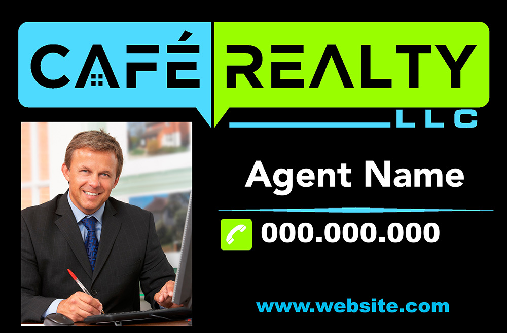 Picture of Café Realty Car Magnet