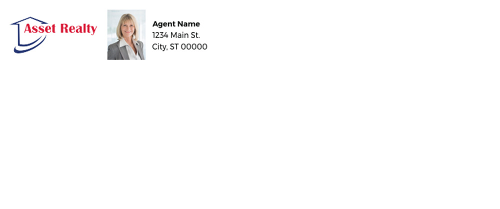Picture of Asset Realty White 70lb Envelope