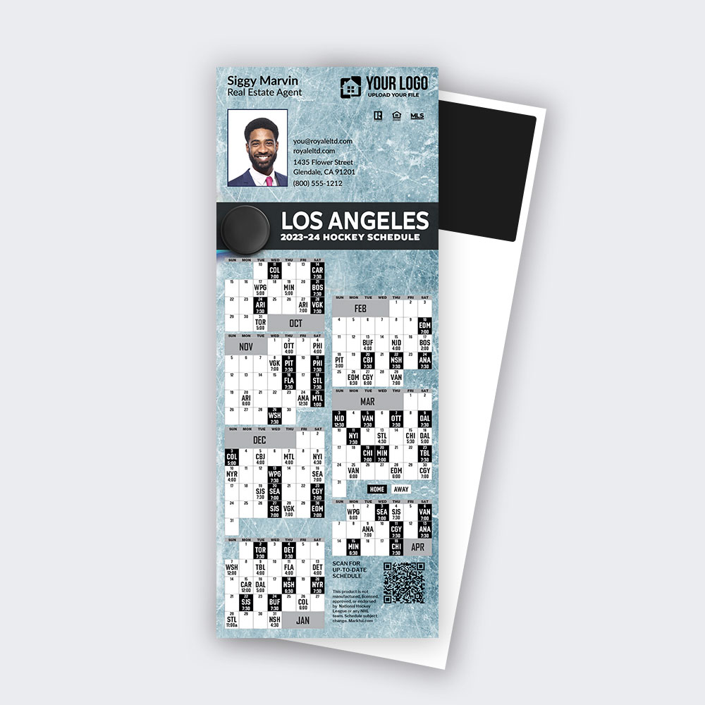 Picture of 2023-24 Custom QuickCard Hockey Magnets - Los Angeles Kings