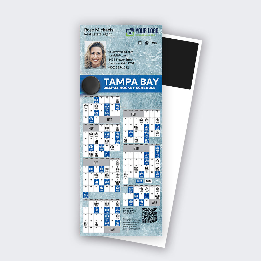 Picture of 2023-24 Custom QuickCard Hockey Magnets - Tampa Bay Lightning