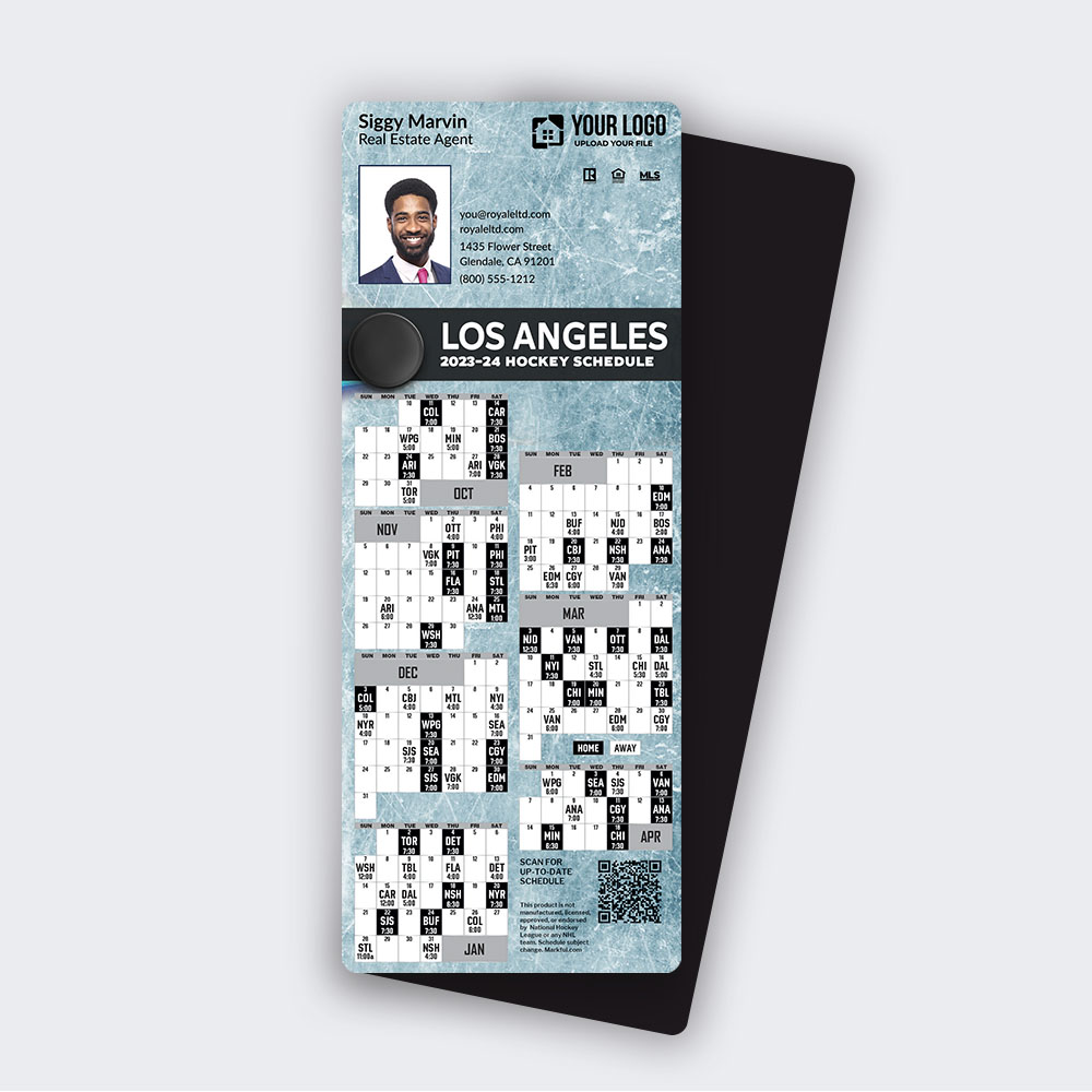 Picture of 2023-24 Custom QuickMagnet Hockey Magnets - Los Angeles Kings