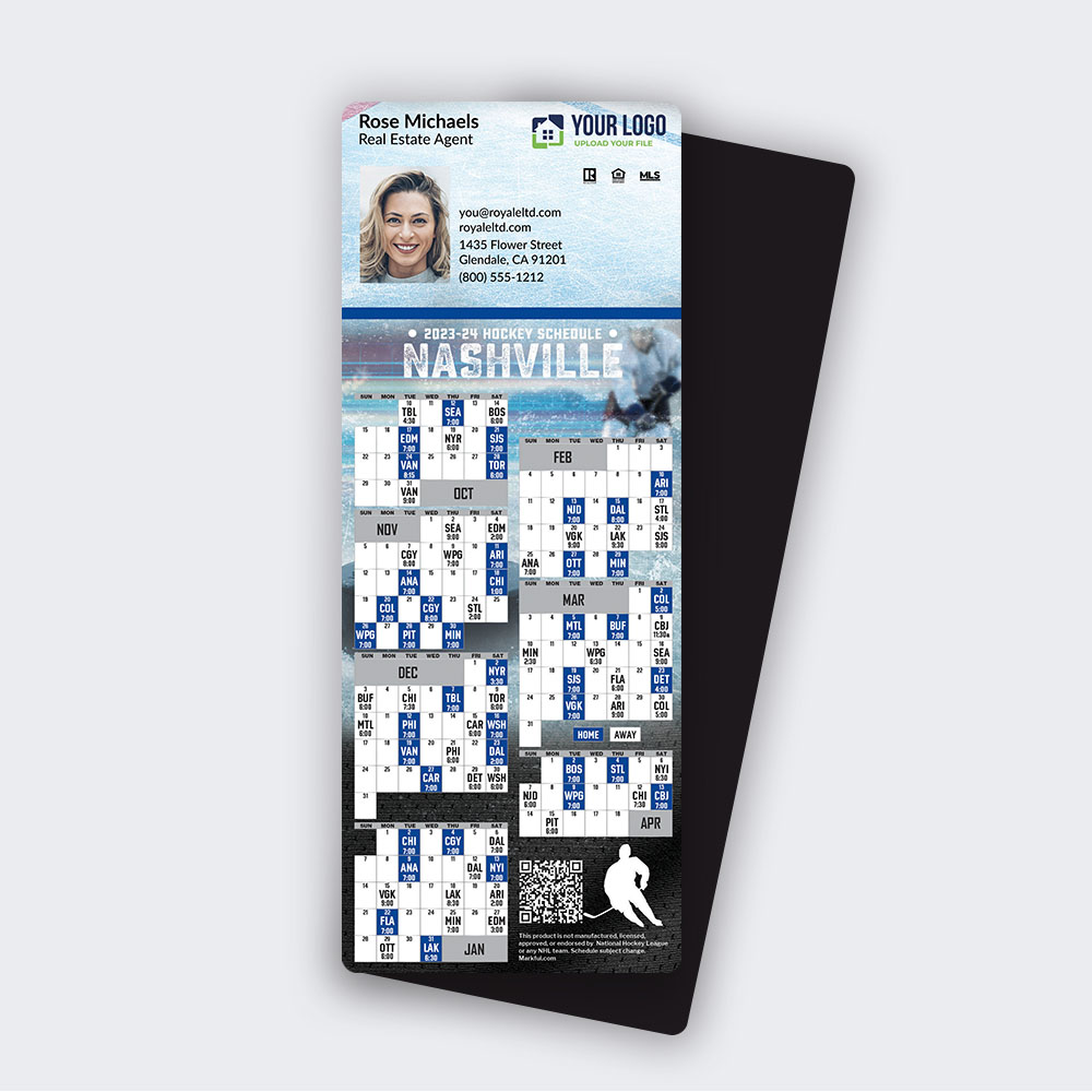 Picture of 2023-24 Custom QuickMagnet Hockey Magnets - Nashville Predators