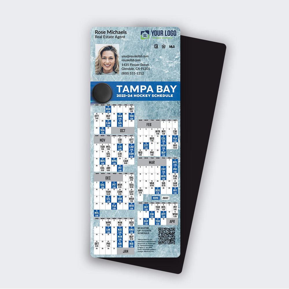 Picture of 2023-24 Custom QuickMagnet Hockey Magnets - Tampa Bay Lightning