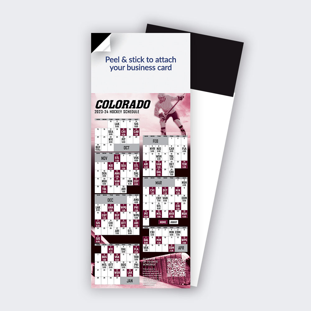 Picture of 2023-24 QuickStix Hockey Magnets - Colorado Avalanche