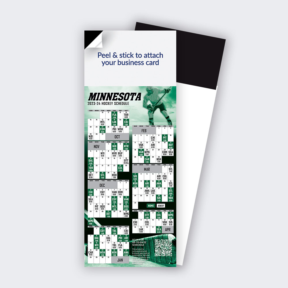 Picture of 2023-24 QuickStix Hockey Magnets - Minnesota Wild