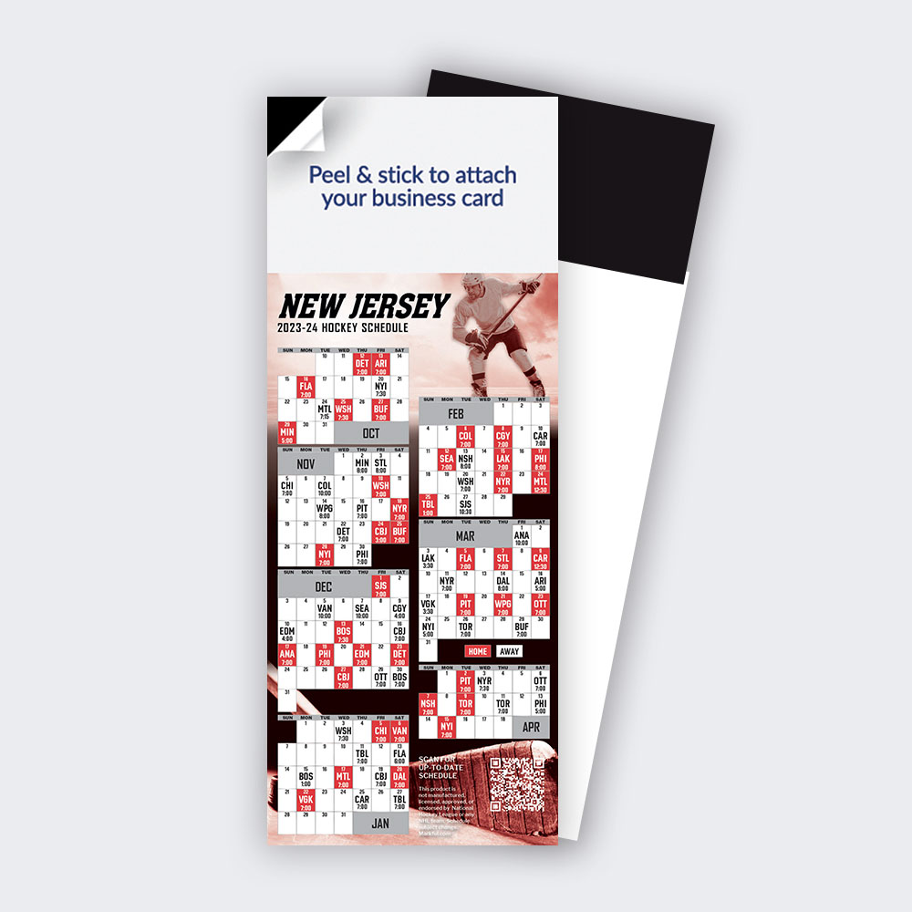 Picture of 2023-24 QuickStix Hockey Magnets - New Jersey Devils