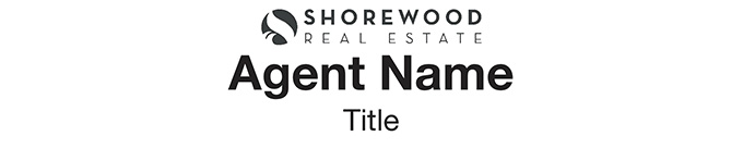 Picture of Shorewood Real Estate Name Plate