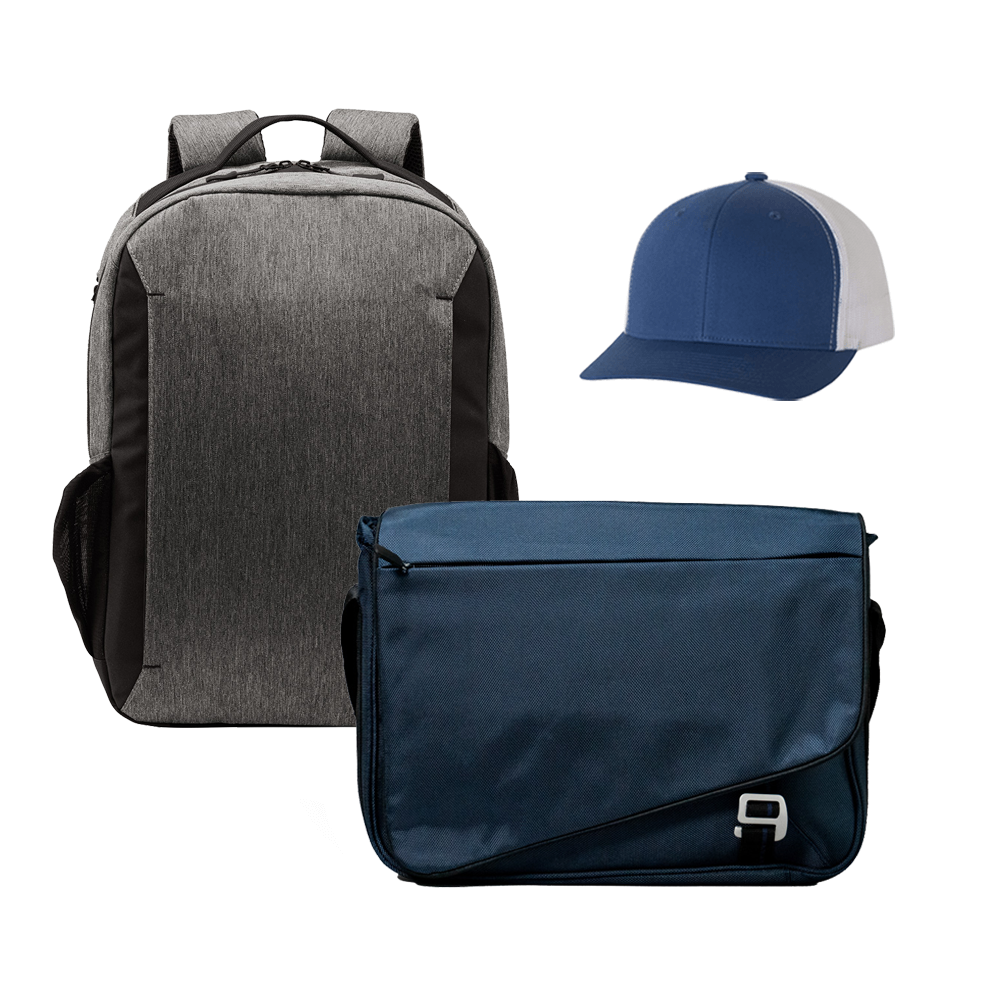 Picture of Upload Your Logo BLACK Hats, Bags & More