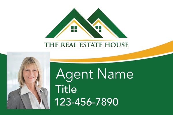 Picture of The Real Estate House LLC Car Magnet