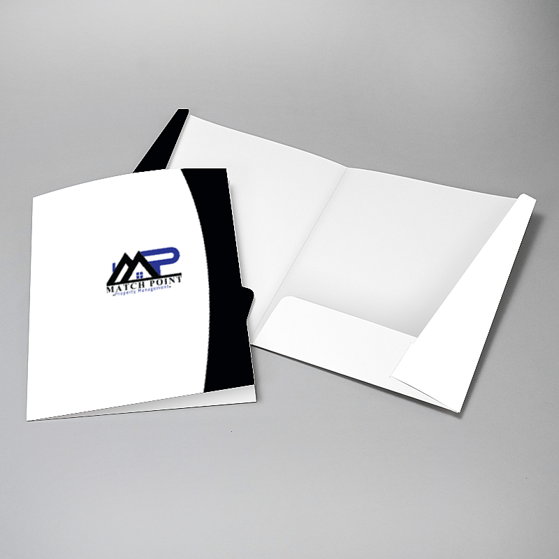 Picture of Glueless Pocket Folder - 8.875" x 11.5"