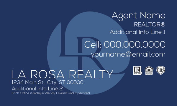 Picture of La Rosa Realty Business Cards