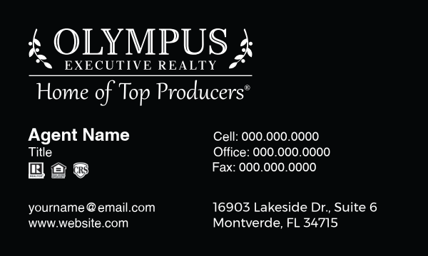 Picture of Olympus Executive Realty Business Cards