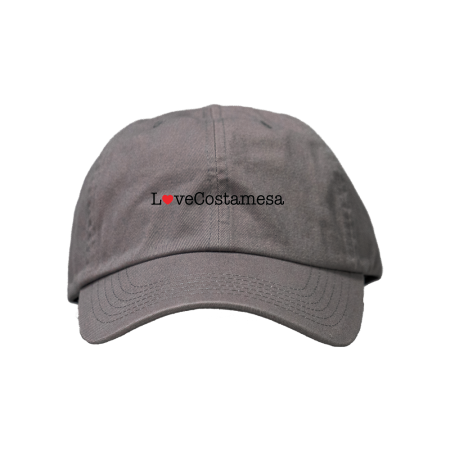 Picture of Love Our Cities Costa Mesa Classic Twill Hat - Adult One Size Gray