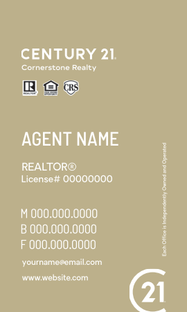 Picture of CENTURY 21 Real Estate Business Cards