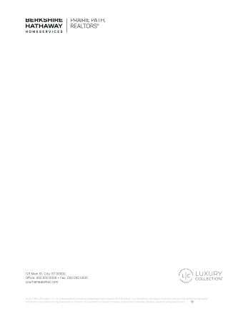 Picture of Berkshire Hathaway Corporate White 70lb Letterhead