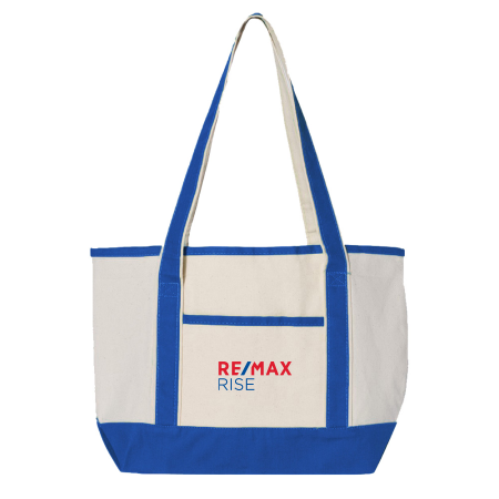 Picture of Canvas Deluxe Tote Bag - Small - Adult One Size Blue