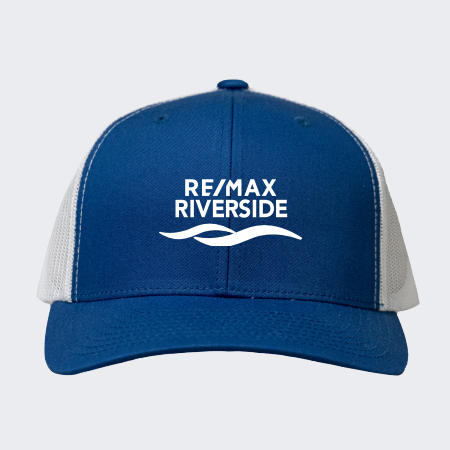 Picture of Retro Trucker Hat - Adult One Size Royal Blue-White