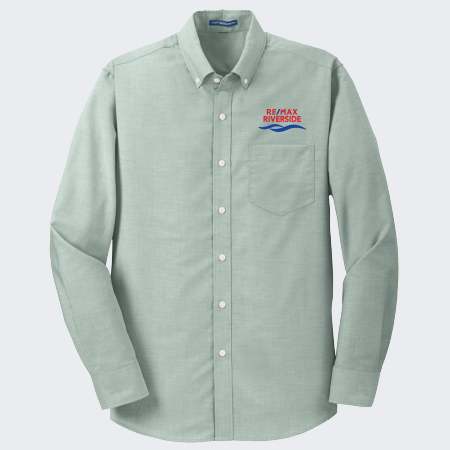 Picture of Wrinkle Free Long Sleeve Oxford - Men's Green