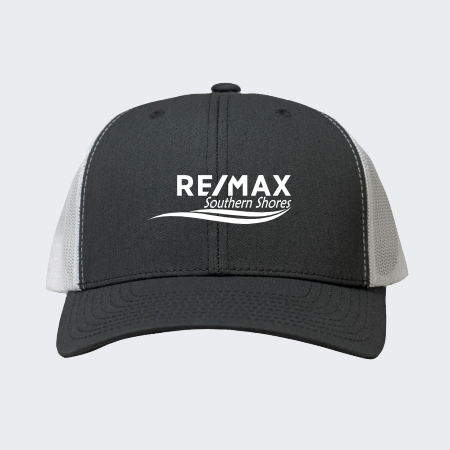 Picture of Retro Trucker Hat - Adult One Size Gray-White