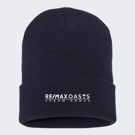 Picture of 12 Inch Cuffed Beanie - Adult One Size Navy
