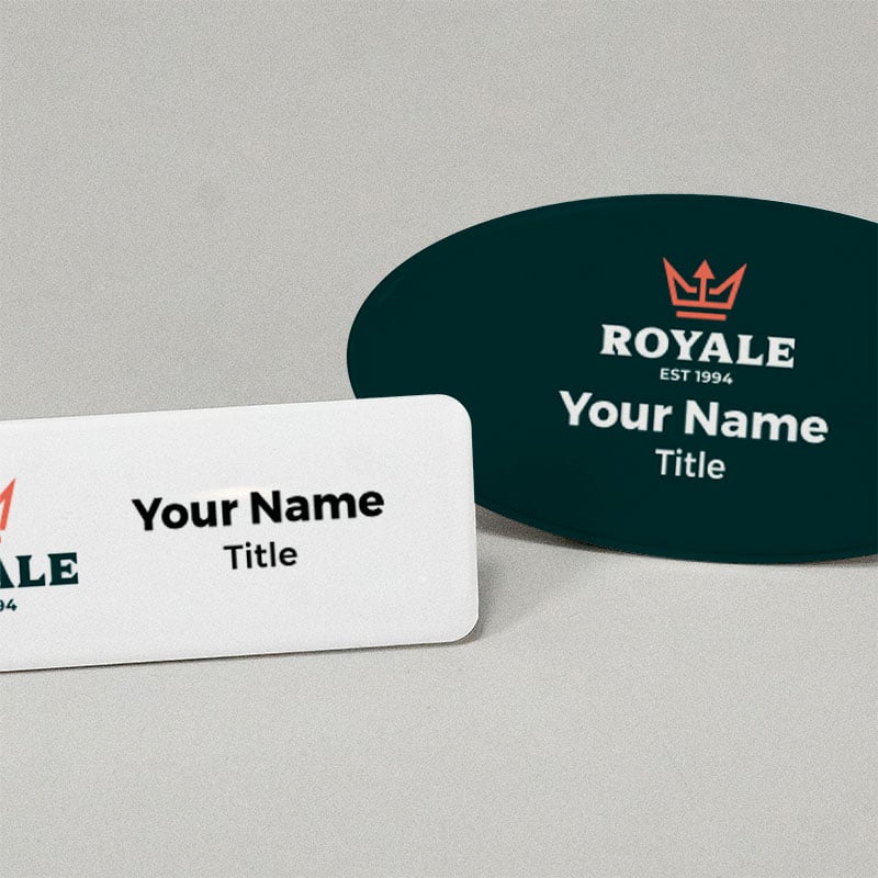 Frameless Your Name Badges